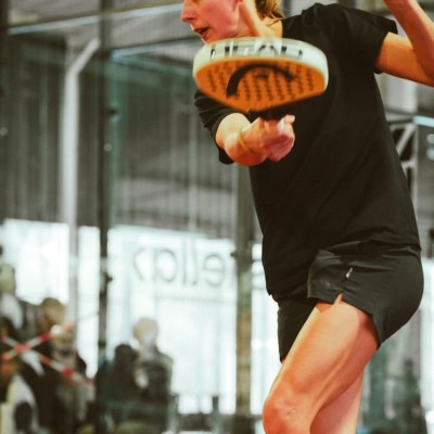 Séverine Lienard, coach de padel