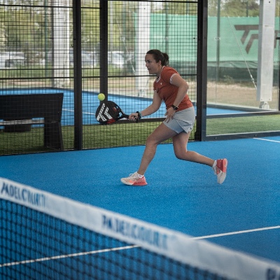 Elodie Camus, coach de padel